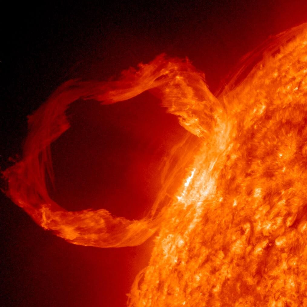 Tempête solaire (détail) / nasa.gov 1650